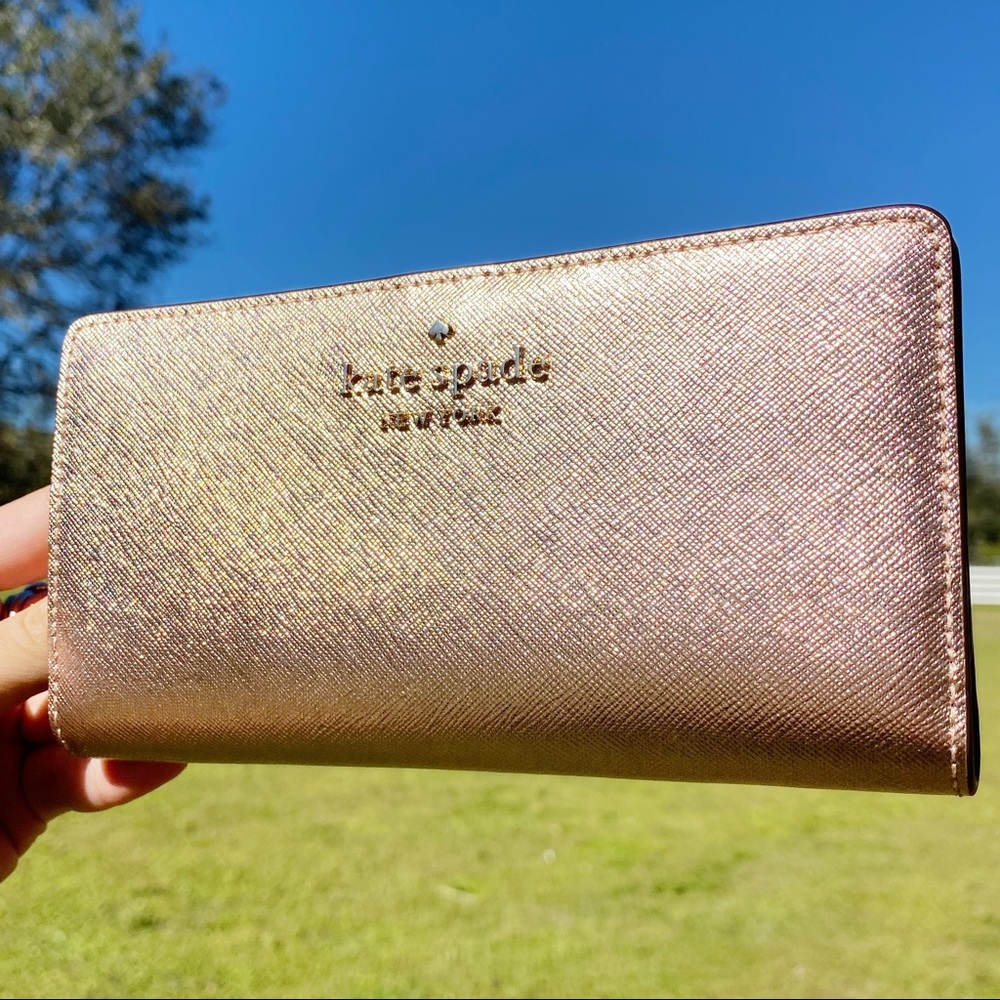 Gaby’sBags💕 Kate Spade Wallet Rose Gold - Picture 4 of 6